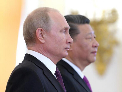 Xi Jinping, presidente de la República Popular China, y Vladimir Putin, presidente de la Federación Rusa