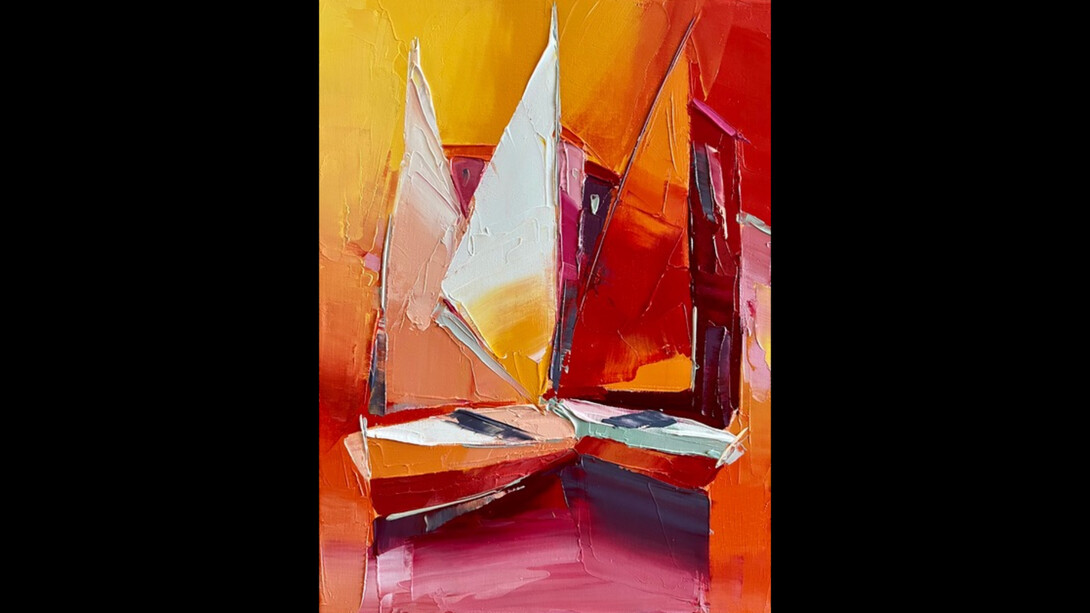 Maestra Skani, Colors of Love, 2023. Courtesy of the artist and Galerie Mourlot