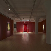 Huang Hankang, The sky remains as the bird departs, exhibition view. Courtesy of Arario Gallery