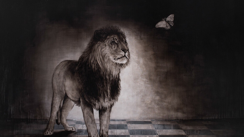 Stefan à Wengen, Hieronymus-Painting (D.T.M.C.), 2014-2015, Acryl auf Leinen, 180 x 260 cm,
Courtesy Beck & Eggeling