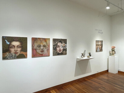 Lisa Clague, Deluge, exhibition view. Courtesy of Momentum Gallery