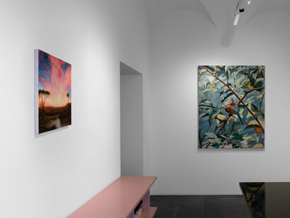 Friedrich Kunath, Vitello Kunatho, vista della mostra. Cortesia di Tim Van Laere Gallery