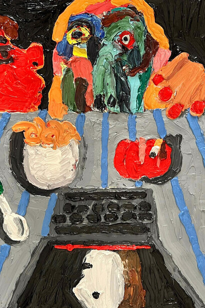 Emilio Villalba, Bedtime, 2025. Courtesy of Dolby Chadwick Gallery