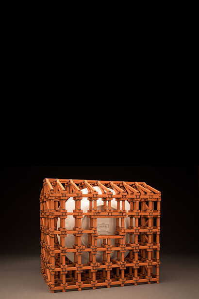 Brian Harper, Scaffolding Series: JCPenney Home™ Collection 9″ Soup Bowls, Set of Two, 2016, Earthenware, imported chip resistant and mircrowave safe porcelain
12 x 11 x 9”. 