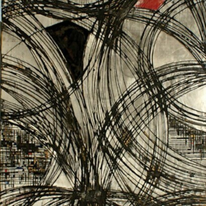 Laurent Viens, Un point de vue parmi tant d'autre, 240 cm x 120 cm, mixed media