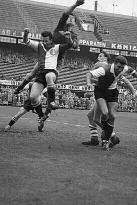 Partido entre Feyenoord y Schalke 04, julio de 1961