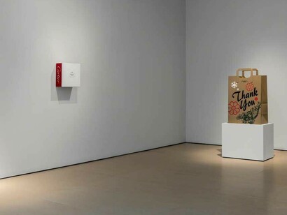 Disappearing Fabric, Exhibition view. Courtesy of McClain Gallery