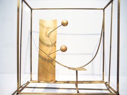 Fausto Melotti, 'Dentro', 1977
ottone, 62 x 62 x 33,5 cm