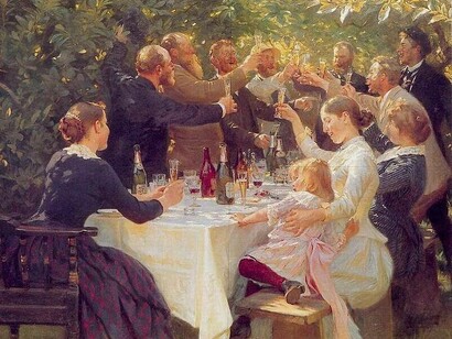 «¡Hip, hip, hurra!» (1884-1888), Peder Severin Krøyer