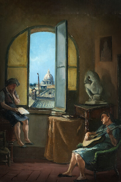 'Interno' (1946) de Alberto Ziveri, Colección privada