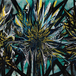 Liu Yangwen 劉養聞, Explosante-fixe《爆炸—固定》(detail), 2025. Courtesy of 3812 Gallery