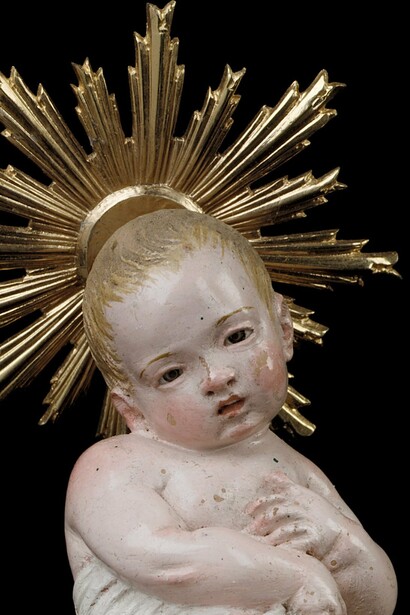 "Niño Jesús", escultura, Giuseppe Sanmartino, siglo XVIII