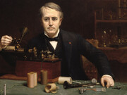 Abraham Archibald Anderson; Retrato de Thomas Alva Edison, 1890, National Portrait Gallery, Washington