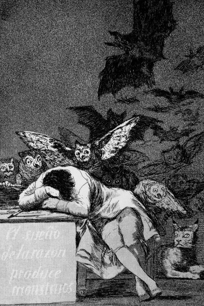 Francisco Goya de Lucientes’ "The Sleep of Reason Produces Monsters" from 'Los Caprichos'