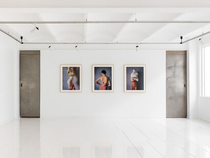 Xènia Fuentes, La piel y el oro (The skin and the gold), exhibition view. Courtesy of Alzueta Gallery