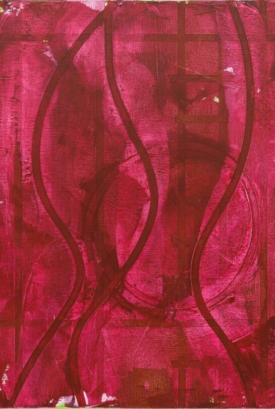 Heimo Zobernig, Untitled, 2013, acrylic on canvas, 39 3/8 x 39 3/8 in. (100 x 100 cm)