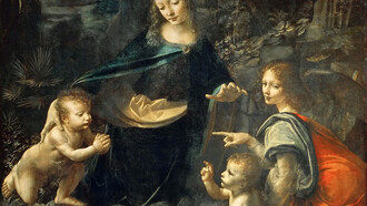 Leonardo da Vinci - Vergine delle Rocce - Louvre, Parigi