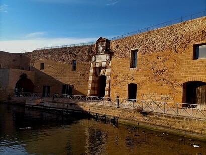 Castello Alfonsino. detto di "mare" dagli abitanti della città, Brindisi, Puglia, Italia
