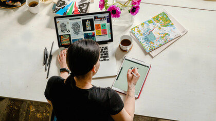 Mind mapping ou carte mentale. En prenant des feutres de couleurs, en dessinant des symboles et illustrations, en laissant aller notre imagination, on sollicite la partie créative de notre cerveau