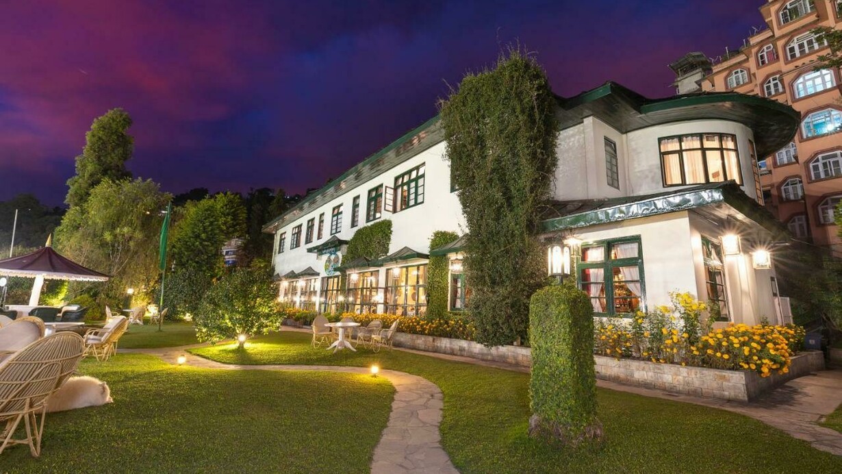 Hotel Norkhill. Gangtok, the capital of Sikkim, India