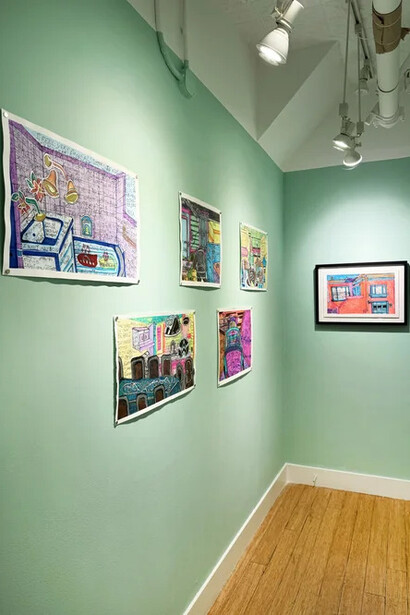 Pretty city, exhibition view. Courtesy of Creativity Explored 