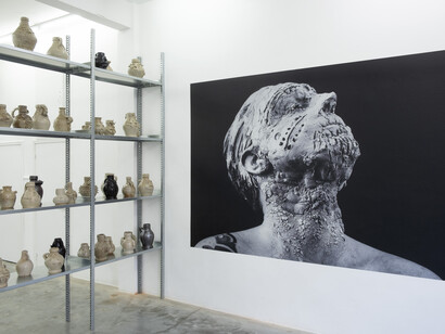 Ignace Cami and Nick Geboers, Golem, exhibition view. Courtesy of DMW Gallery