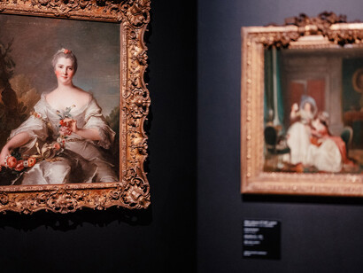 Arte e moda, vista da exposição. Cortesia do Museu Calouste Gulbenkian