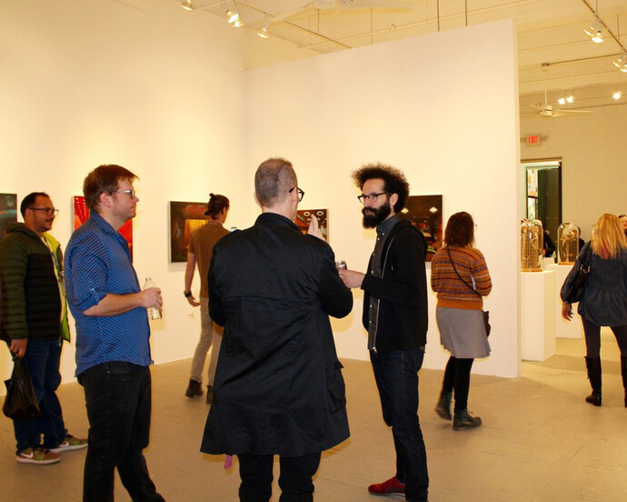 Great Feats and Defeats. Courtesy of Jonathan LeVine Projects