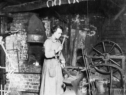 The contribution of women to war production, 1914-1918