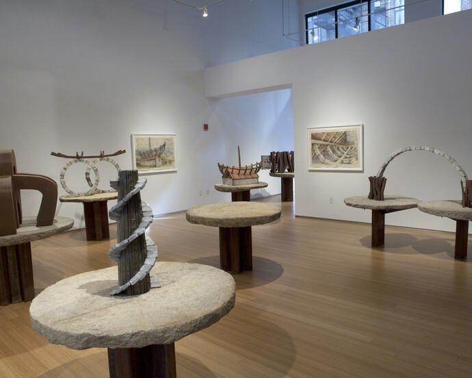 Ilan Averbuch, Exhibition view. Courtesy of Nancy Hoffman Gallery