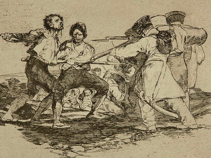 «Os desastres da guerra», nº 2: 'O mesmo', Francisco de Goya