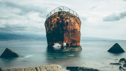 Navio naufragado. Descobriu mais de 60 navios afundados, surge como uma espécie de verdadeiro Indiana Jones dos mares multiplamente distinguido pelos seus feitos
