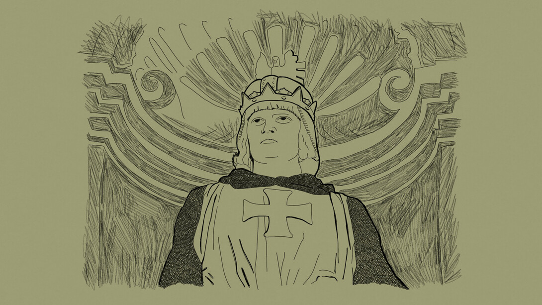 A drawing skillfully rendered by Chiara Favini