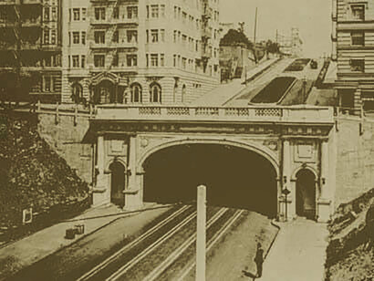 San Francisco, accesso meridionale dello Stockton Street Tunnel