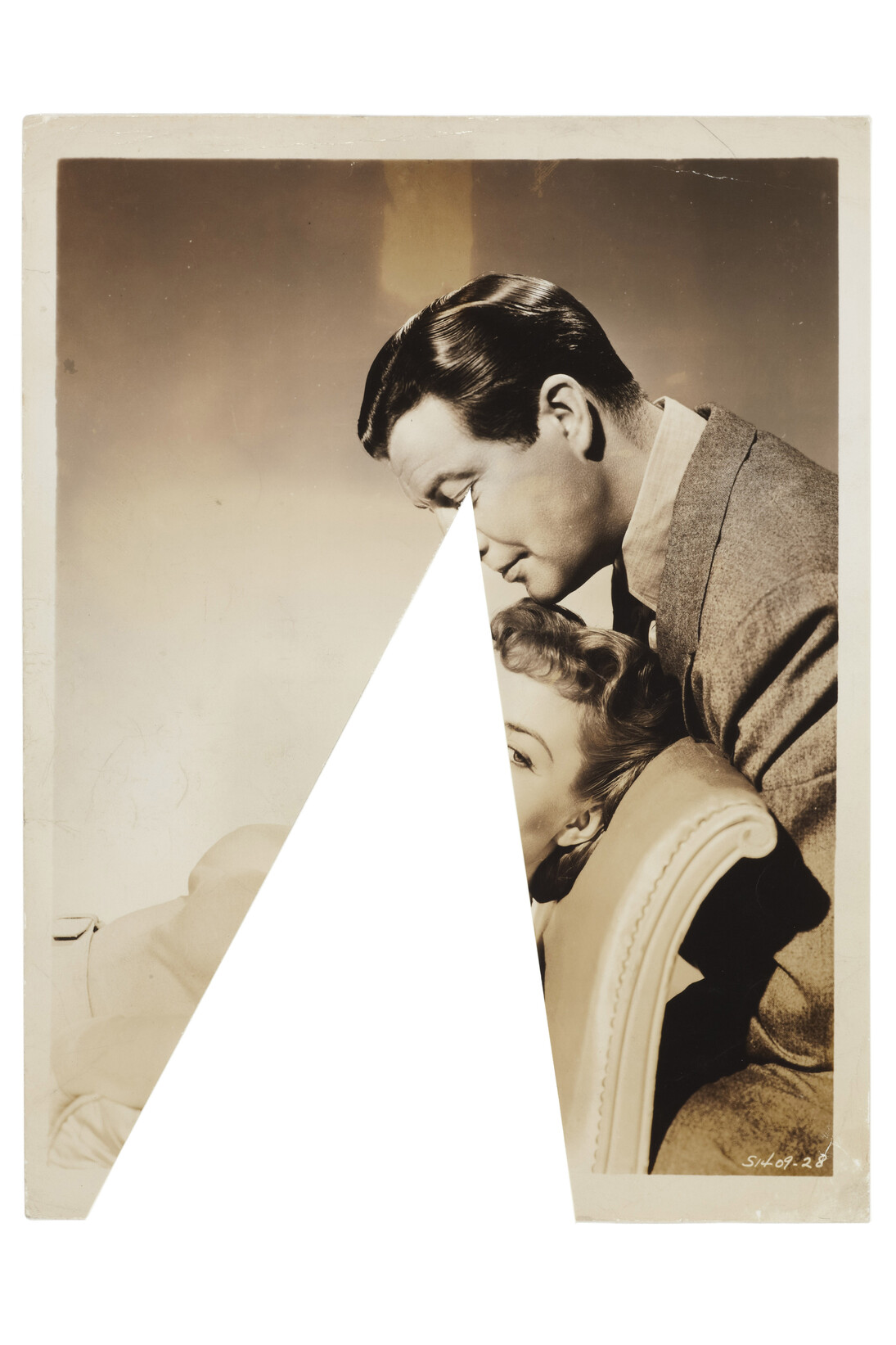 John Stezaker, Untitled, 2010, Collage, 25.8 x 19.8 cm | 10 1/8 x 7 3/4 in.  © John Stezaker. Courtesy The Approach, London. Photo: FXP photography.
