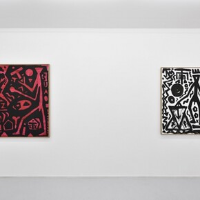 A travers A.R. Penck, Exhibition view. Courtesy of Suzanne Tarasieve 
