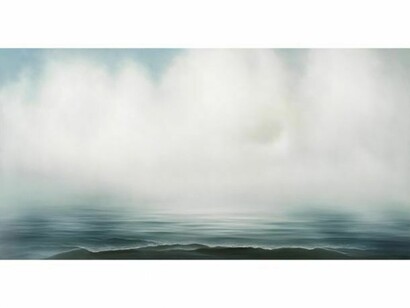 Louise LeBourgeois, Water: Edge #508, 2013 | Oil on panel | 30 x 60 inches