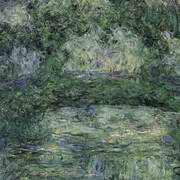 Claude Monet, Le pont japonais, ca. 1918-1924. Courtoisie de la Fondation Beyeler