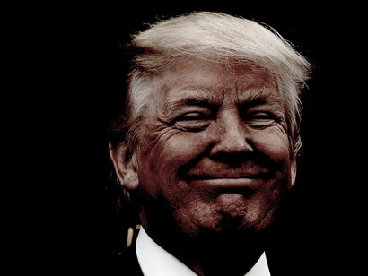 Donald Trump sonriente