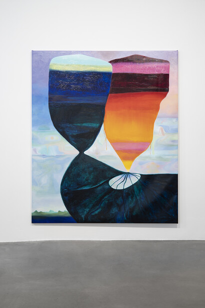 Viktorie Langer, Over the Coast, 2022. Exhibition view: Leontína Berková