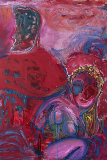 Lucy Stein, Old world (detail), 2025. Courtesy the artist and Galerie Gregor Staiger, Zurich/Milan