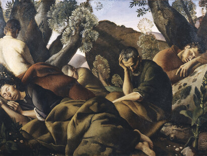 Felice Carena (Cumiana 1879-Venezia 1966) Gli Apostoli, 1926 olio su tela. Firenze, Galleria d'arte moderna di Palazzo Pitti