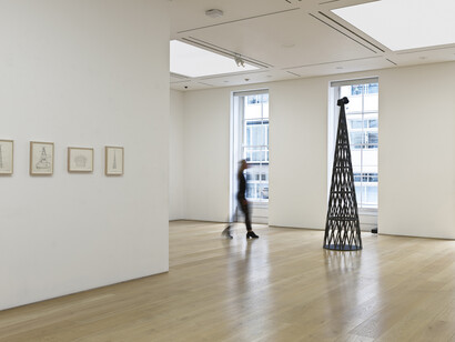 Ângela Ferreira, Talk Tower for Ingrid Jonker, Exhibition view. Courtesy of Marlborough Contemporary. Photo: Francis Ware