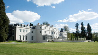 Coworth Park, exterior from croquet lawn