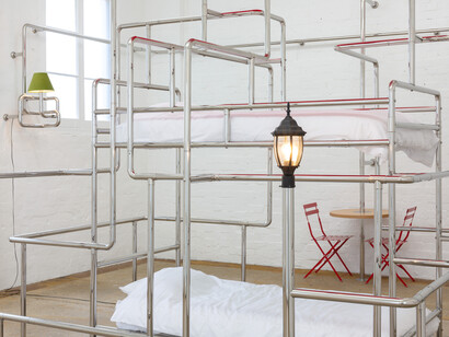 Direct bodily empathy. Sensing sound, artwork in exhibition. Courtesy of Govett-Brewster Gallery