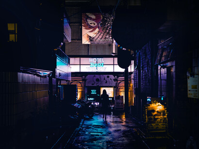 La noche viene a nuestro encuentro: nadie va en su búsqueda. Estamos hechos de esa máscara de cielo y atmósfera azules