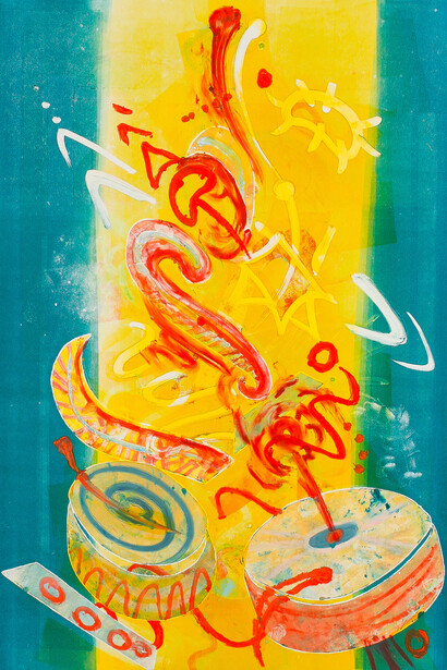 Edward Beckett, J.S. Bach fantasie and fugue in g minor III, 2014. Courtesy of Walter Wickiser Gallery