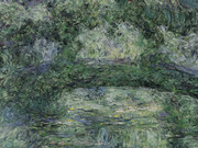 Claude Monet, Le pont japonais, ca. 1918-1924. Courtoisie de la Fondation Beyeler