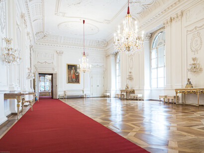 Die staatsräume der Residenz, ausstellungsansicht. Mit freundlicher genehmigung des DomQuartier Museums