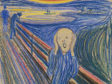 Supervivientes de la travesía, ¿qué les pasó en el paraíso de los derechos? Edvard Munch (1863-1944). "El grito".1893. Museo Munch de Oslo, Noruega
